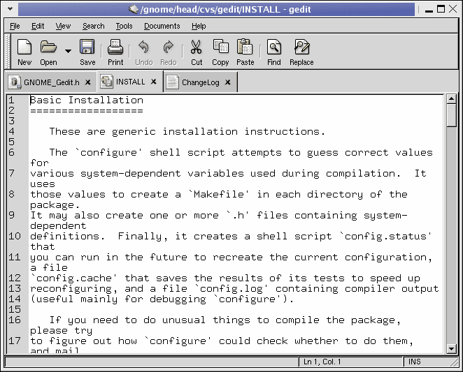 gedit editor for windows