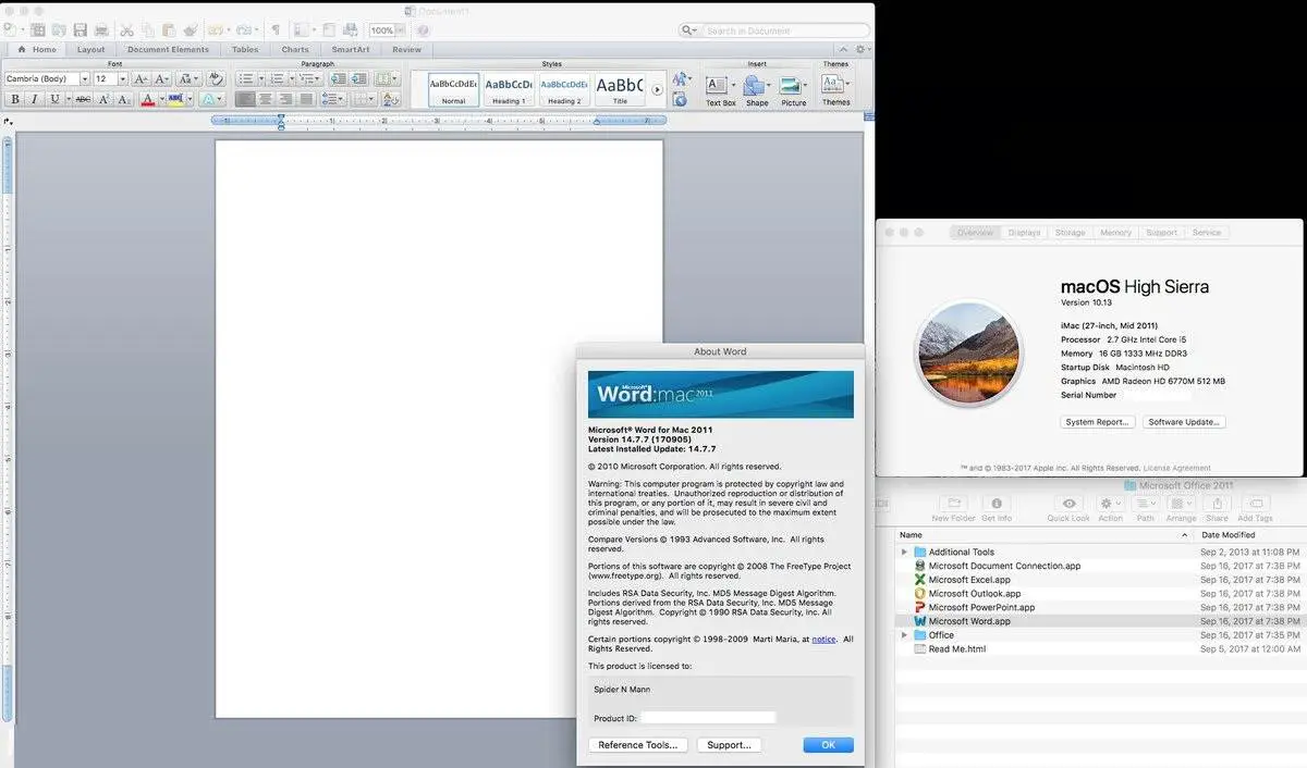 word for mac 2011 updates