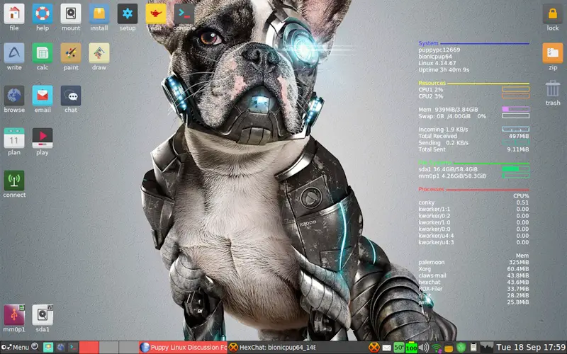 puppy slacko 6.3.2 linux distro wireless lan ralink rt2870 driver