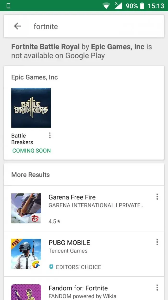 Play Store Warns When Users Search Fortnite Apps Infotech News