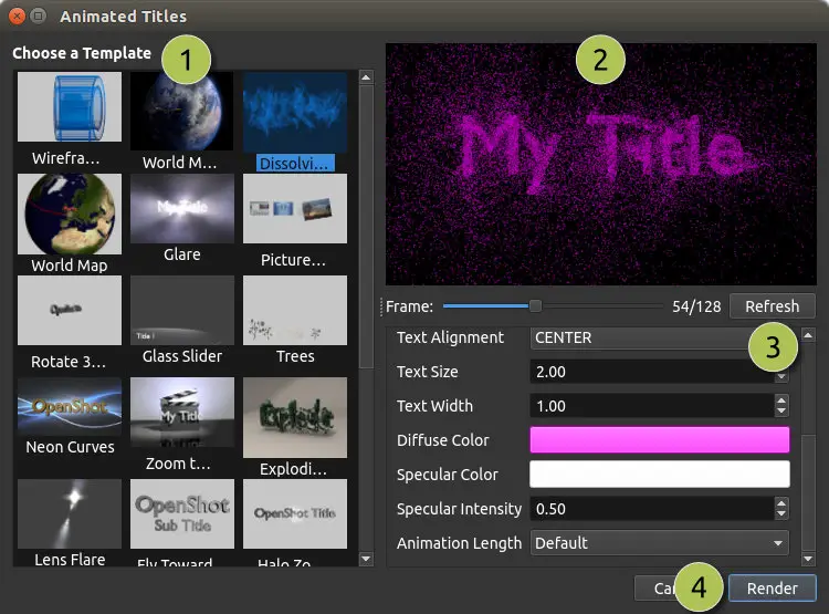 openshot video editor wind filter