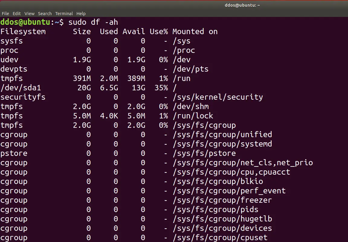 monitor hdd usage on linux mint desklets