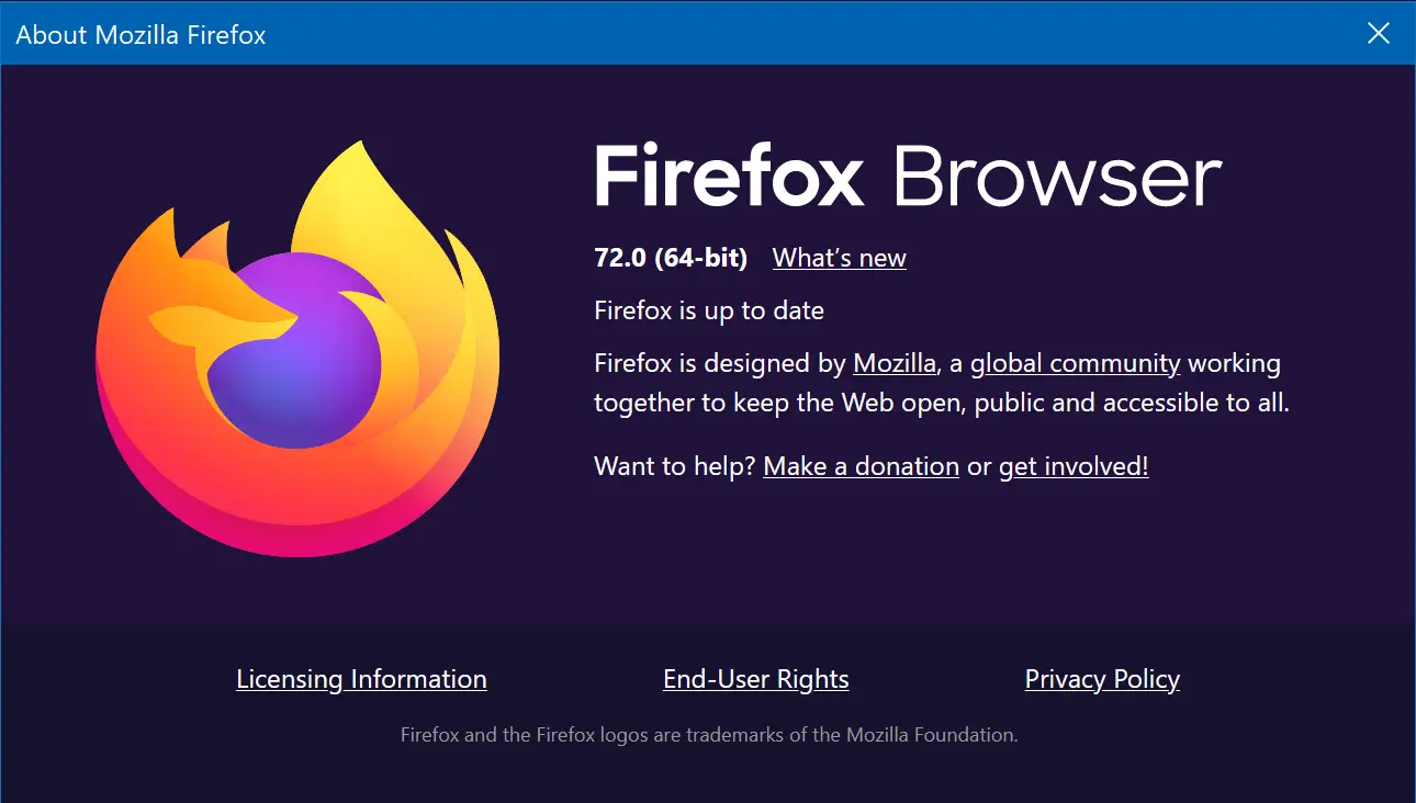 mozilla firefox for mac opening in fullscreen