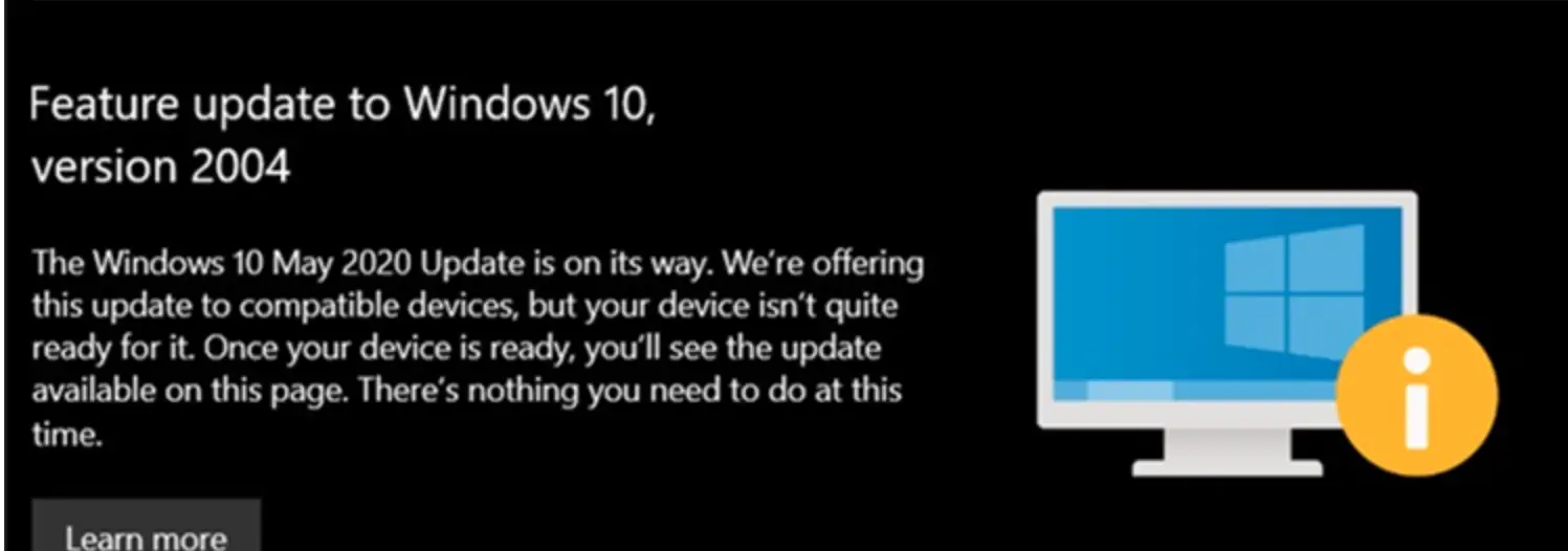 Обновление 2004. Windows 10 2004 May 2020. Windows update is on its way.