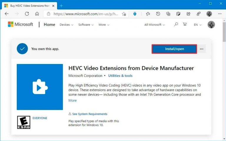 Чем открыть hevc на windows 10