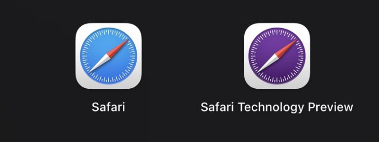 safari technology preview tabs