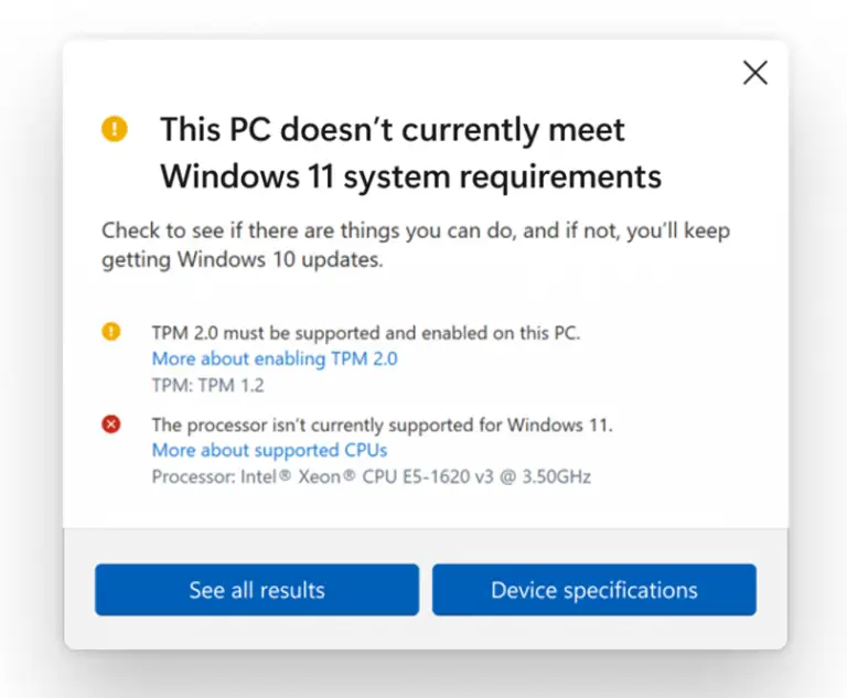 Microsoft began to push the PC Health Check tool to Windows 10 users