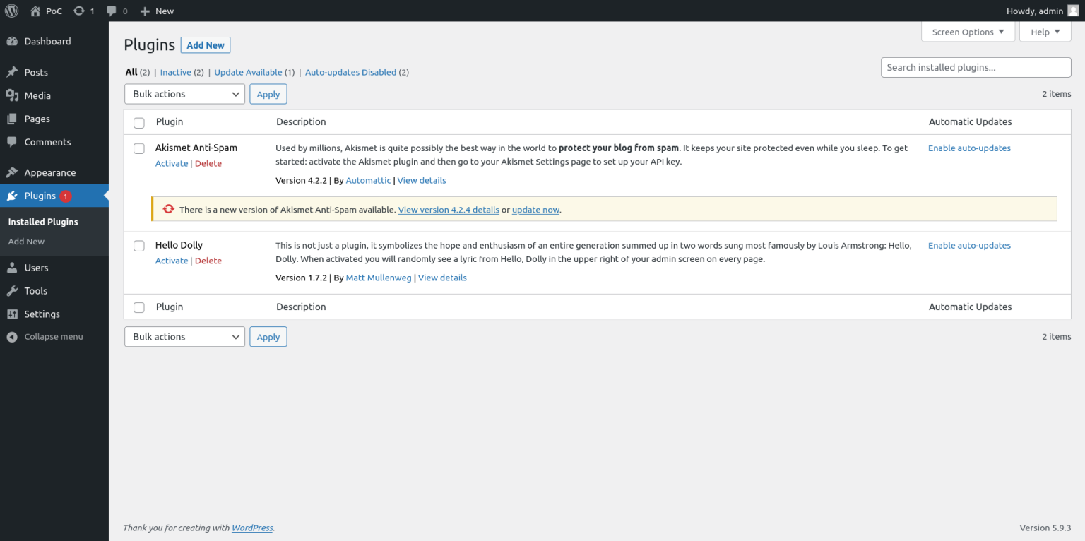 WordPress webshell plugin for RCE: webshell plugin and interactive ...
