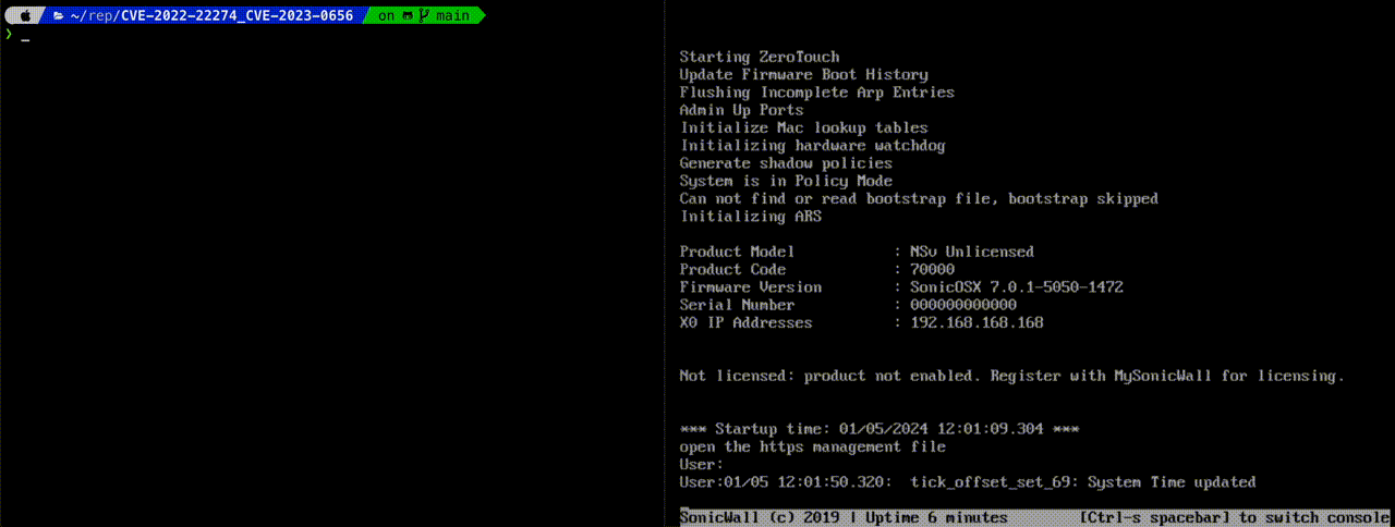 SonicWall RCE