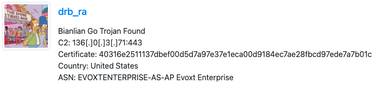 BianLian backdoor