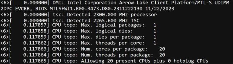Arrow Lake-S