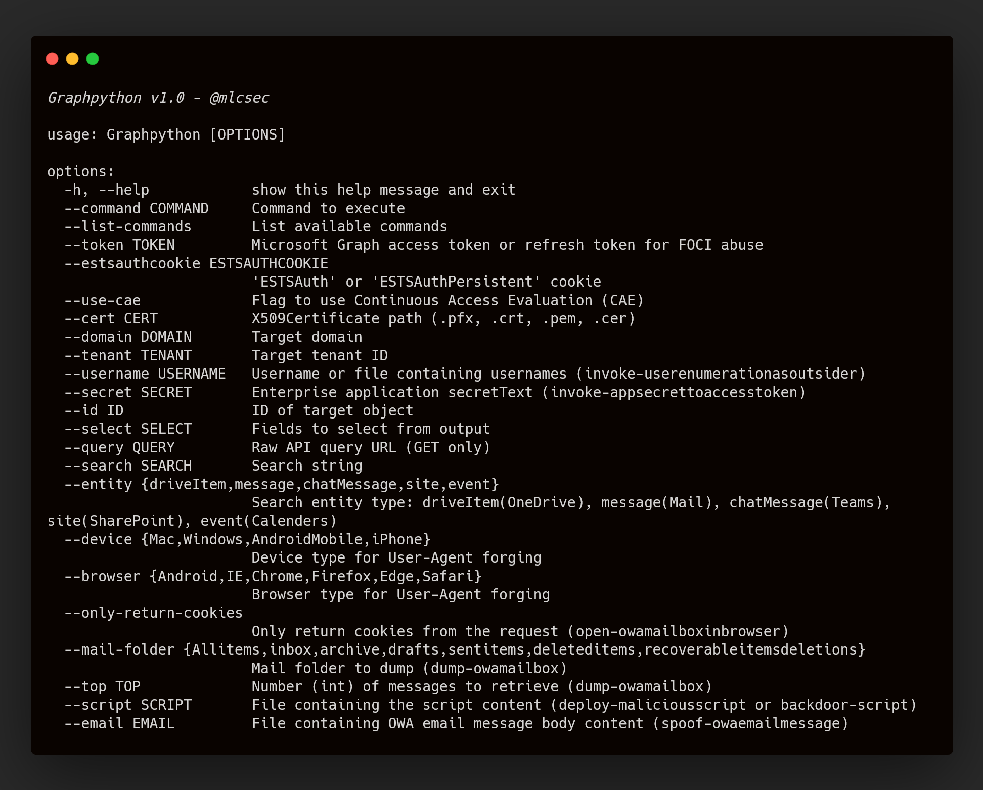 Microsoft Graph exploitation