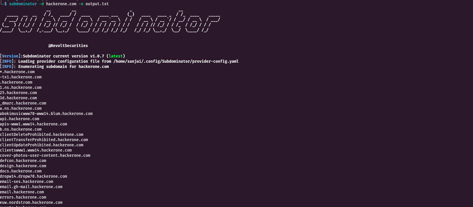 Subdominator: Unleash the Power of Subdomain Enumeration