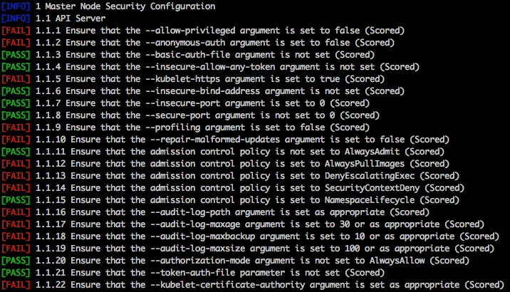 CIS Kubernetes Benchmark