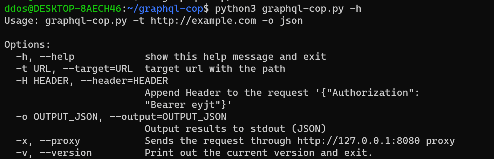 GraphQL Cop: Security Audit Utility for GraphQL