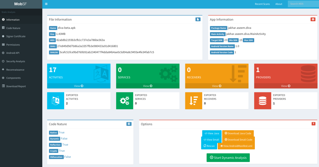 mobile security framework