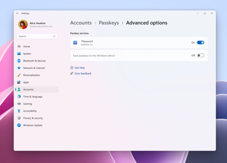 Windows 11 Passkeys, 1Password Integration