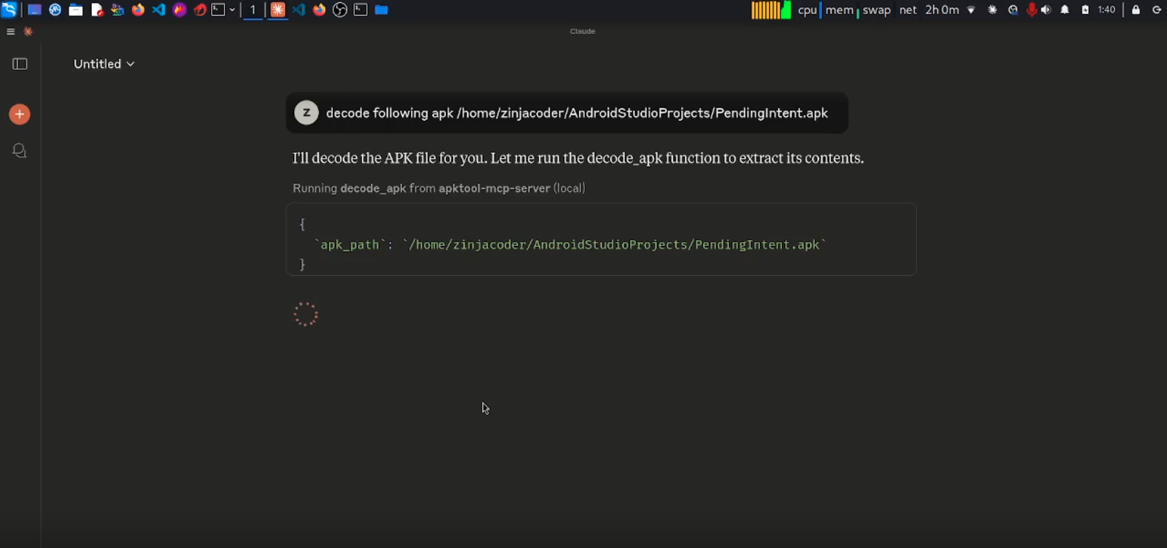 Android APK Analysis, LLM Reverse Engineering