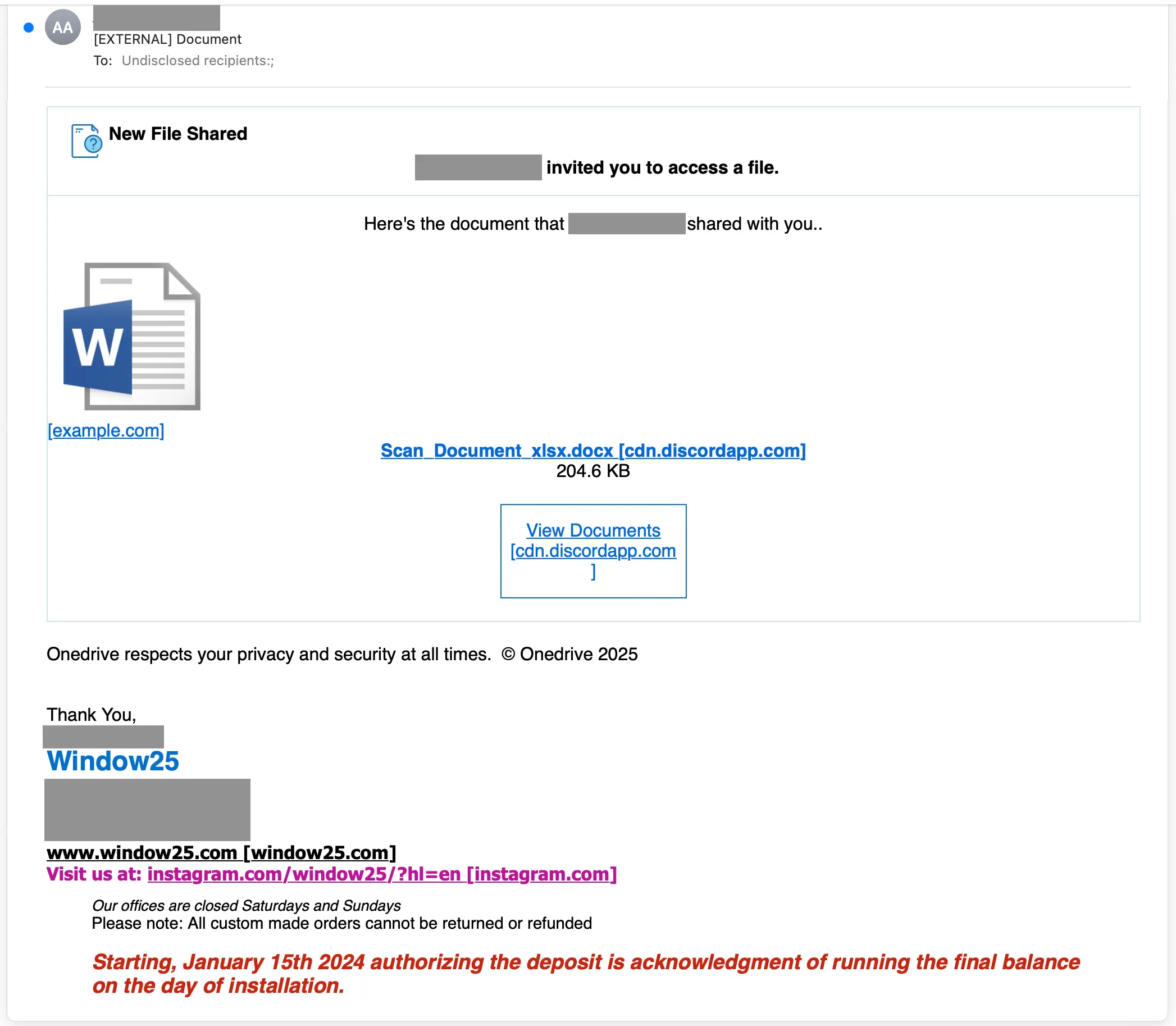 RMM Phishing