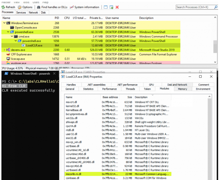 Windows process injection