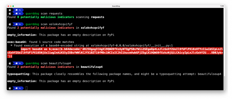 GuardDog, Supply Chain Scanner
