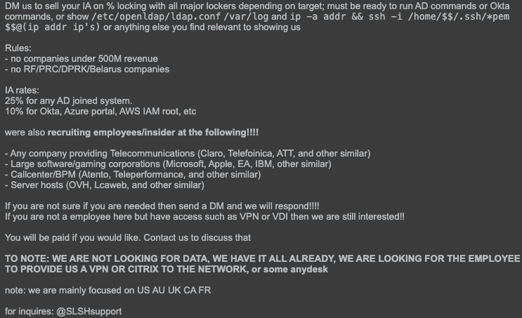 Beyond Ransomware: Scattered LAPSUS$ Hunters Launches Encryption-Free Extortion-as-a-Service
