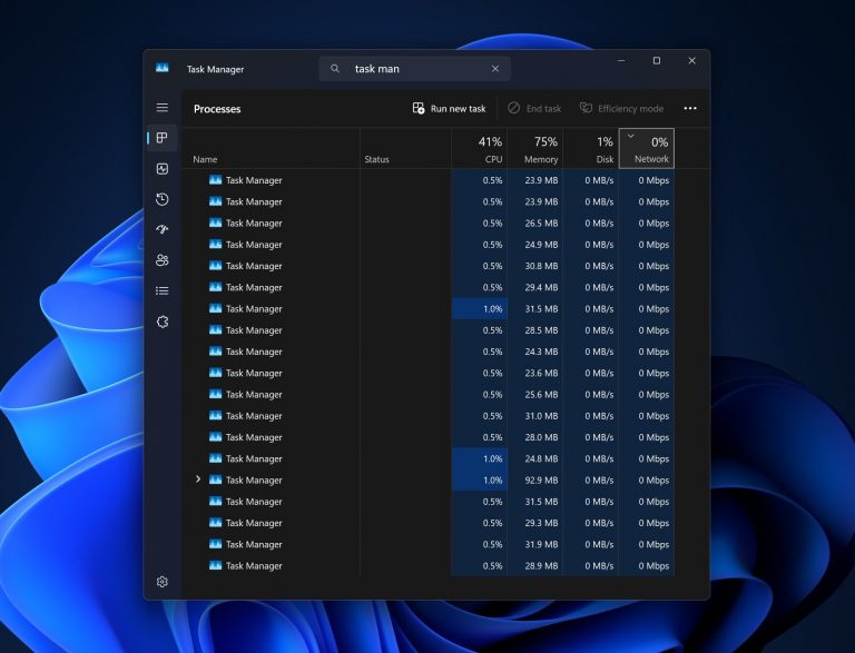Task Manager Bug