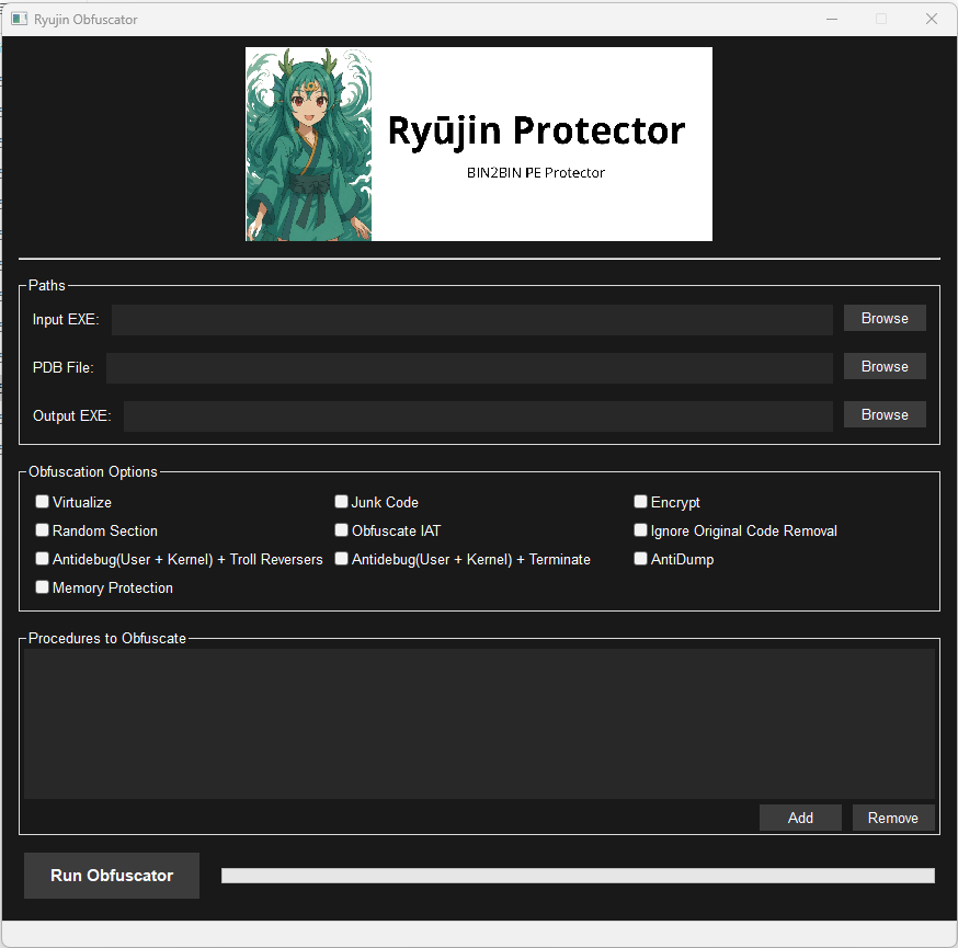 Ryūjin: Research-Grade Bin2Bin Protector and Obfuscator for Binary Tamper-Proofing