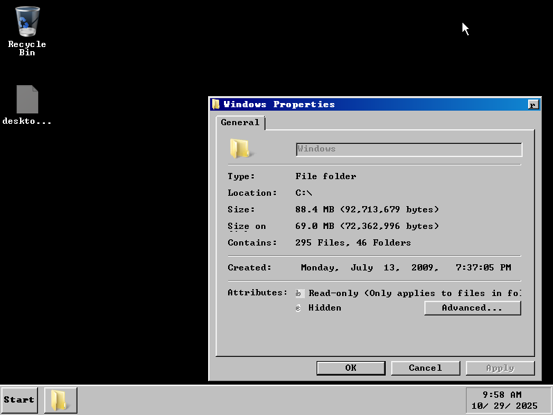 The Shrink Ray: Developer Runs Windows 7 at a Record-Low 69 Megabytes