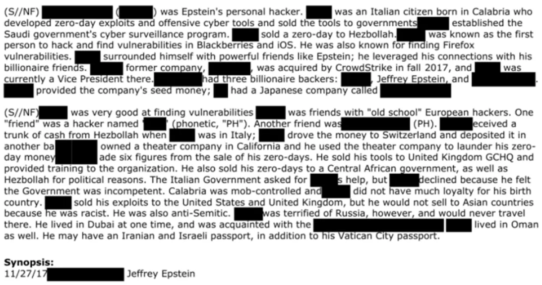 Zero-Days and “Trunks of Cash”: The Unsealed FBI Files Alleging Jeffrey Epstein’s Personal Hacker