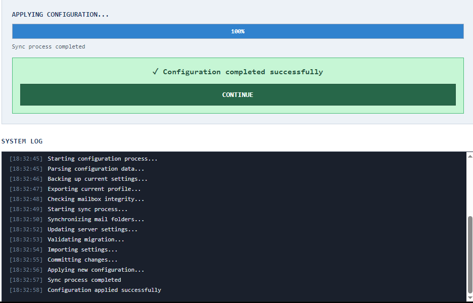 A scripted distraction sequence used to mask the background exfiltration of stolen data