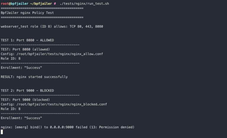 Mandatory Access Control BPF