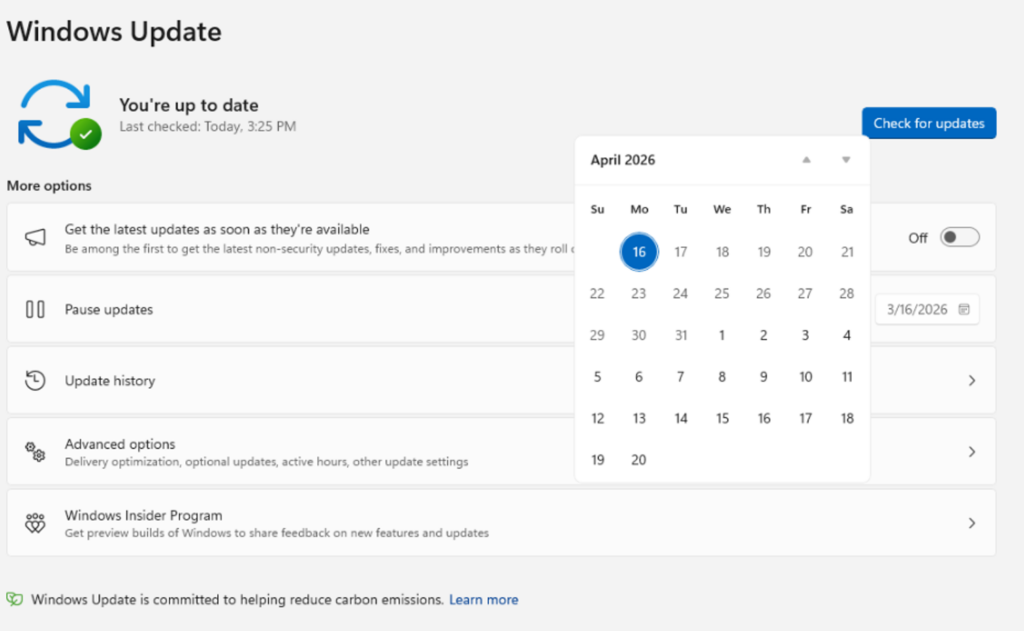 The End of Forced Reboots: Microsoft Grants Windows 11 Users Indefinite Update Control