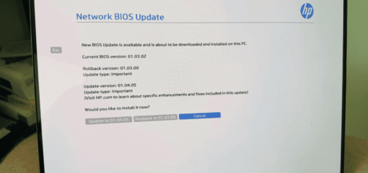 HP BIOS update boot loop 2026