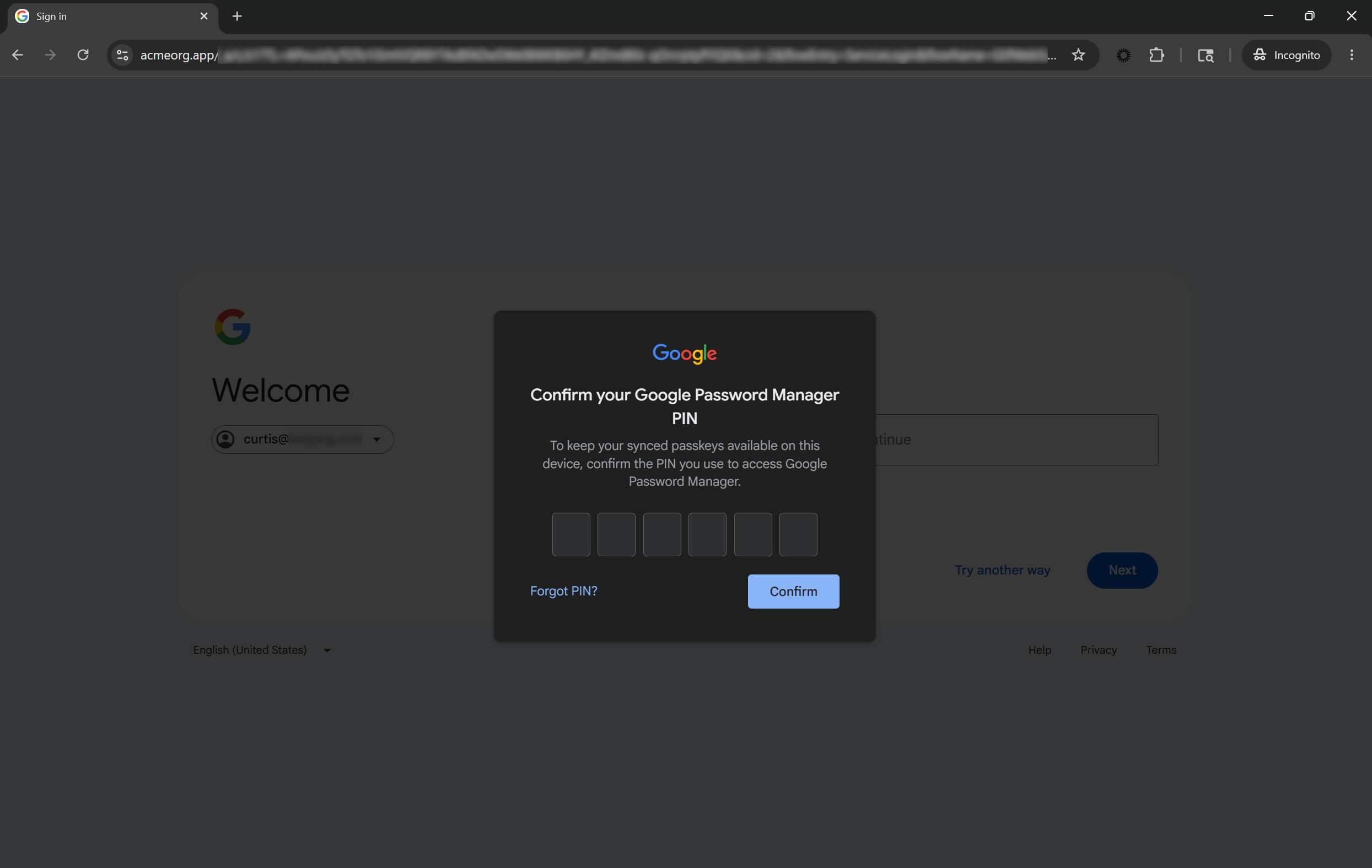 VaultJacking Google password phishing
