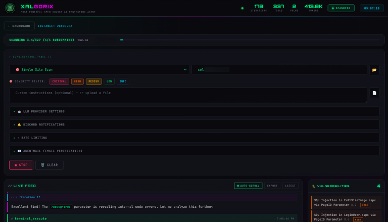 Autonomous AI penetration testing agent