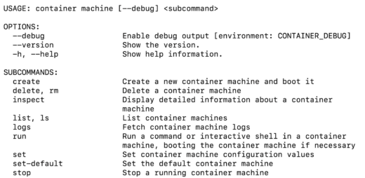 Apple Container Machines, Container 1.0 Apple, Linux VMs macOS, Apple Container project