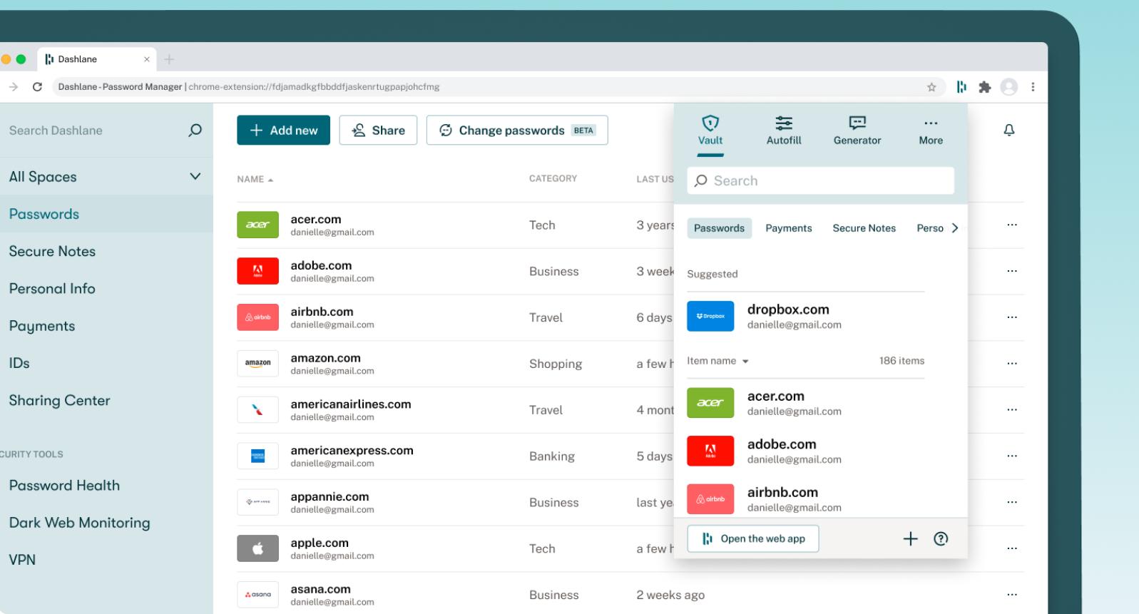 Dashlane brute force attack