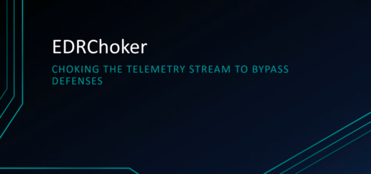 EDRChoker evasion tool