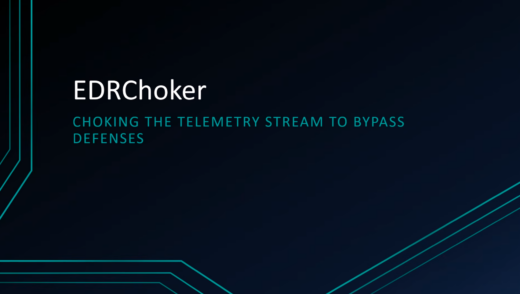 EDRChoker evasion tool