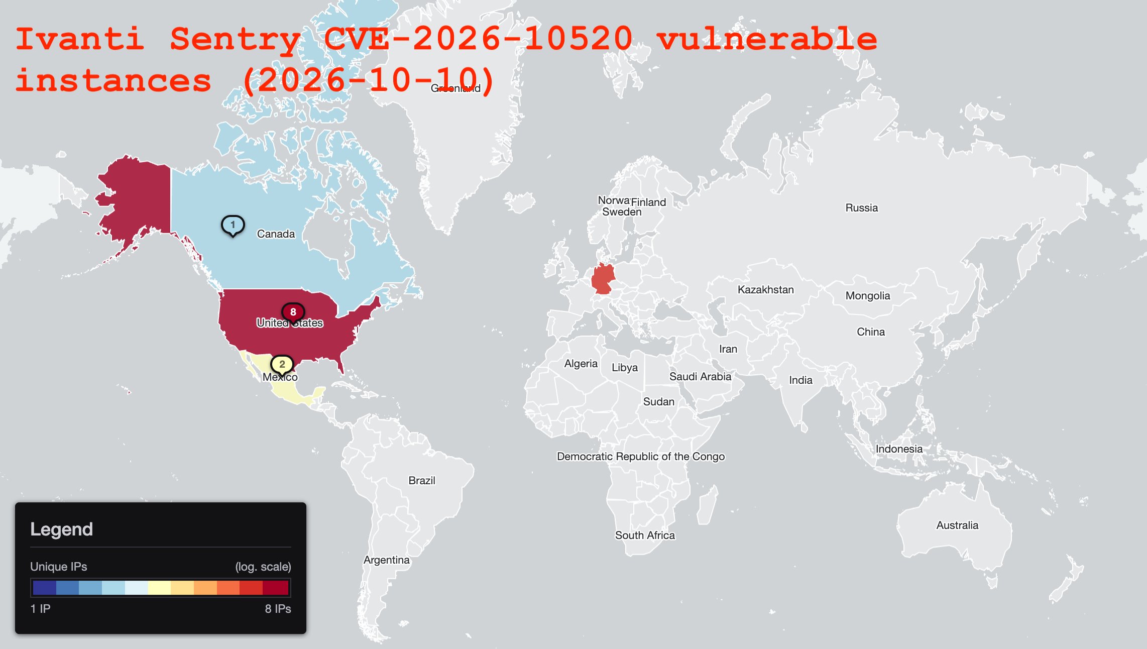 Ivanti Sentry critical vulnerability, CVE-2026-10520 exploit, Shadowserver Ivanti warning, root command injection
