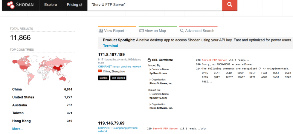 SolarWinds Serv-U bug